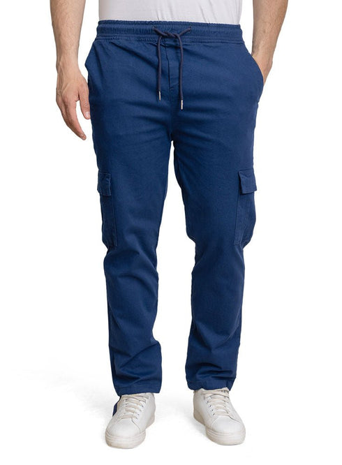 Marine Blue Cargo Pant - Khotwh